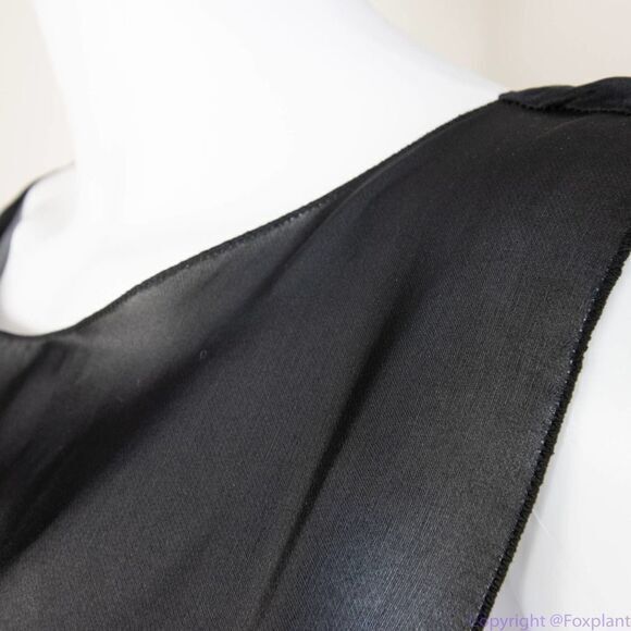 NEW Piazza Sempione Italian-made cashmere/silk black shift‎ dress, IT 40 - Picture 12 of 16